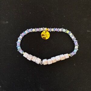 Bracelet DONT SETTLE LITTLE WORDS PROJECT LWP GOOD USED CONDITION